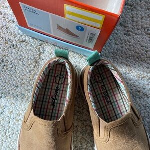 Tan Slip-On Sneakers Size 7